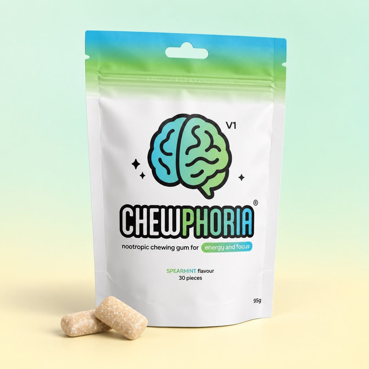 Chewphoria Energy & Focus Gum