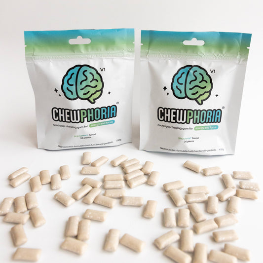 Chewphoria® Energy & Focus Chewing Gum