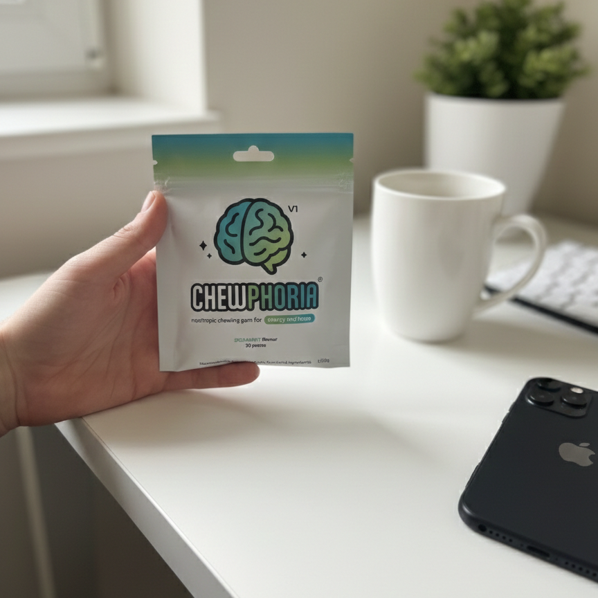 CHEWPHORIA ENERGY & FOCUS GUM
