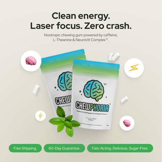 CHEWPHORIA ENERGY & FOCUS GUM