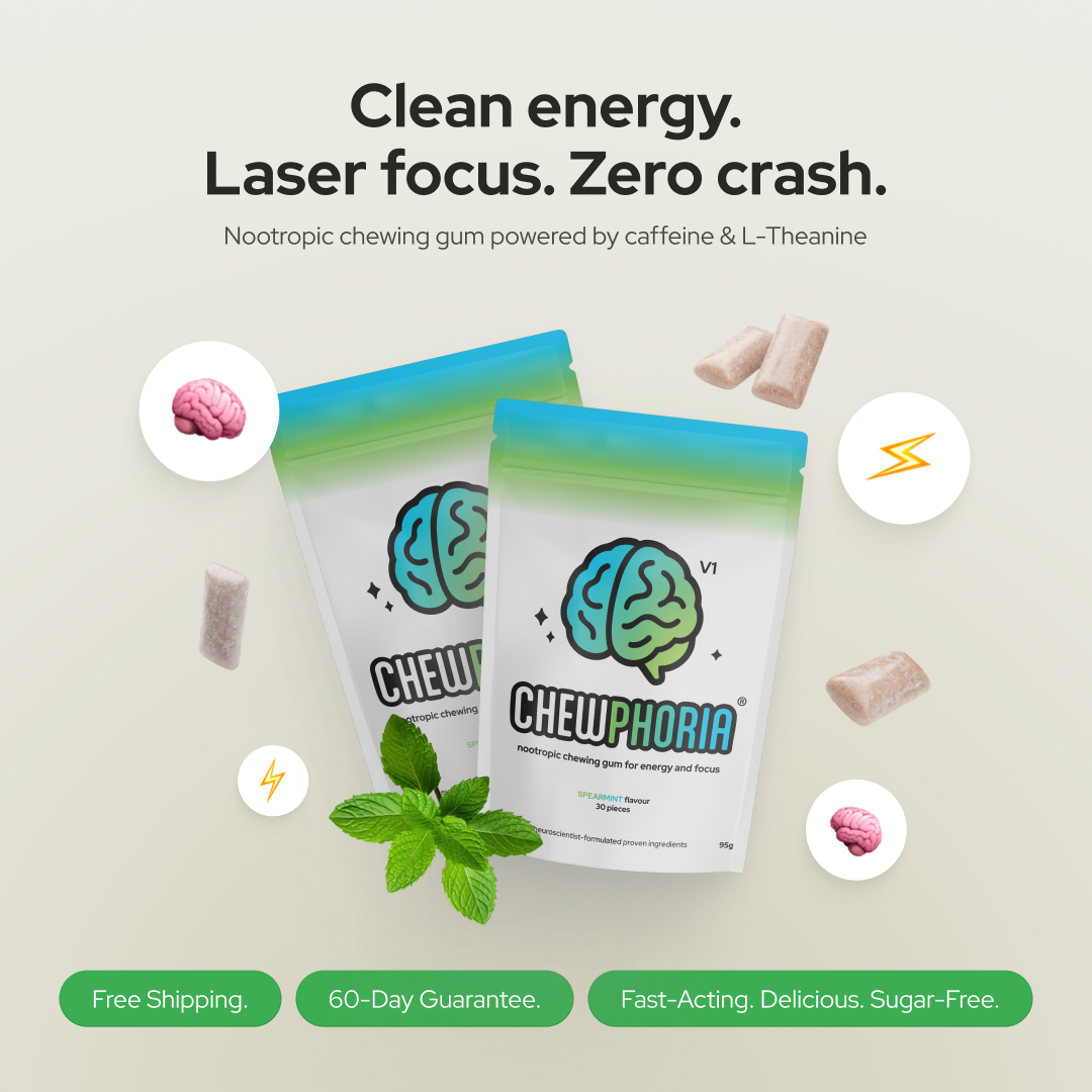 CHEWPHORIA ENERGY & FOCUS GUM
