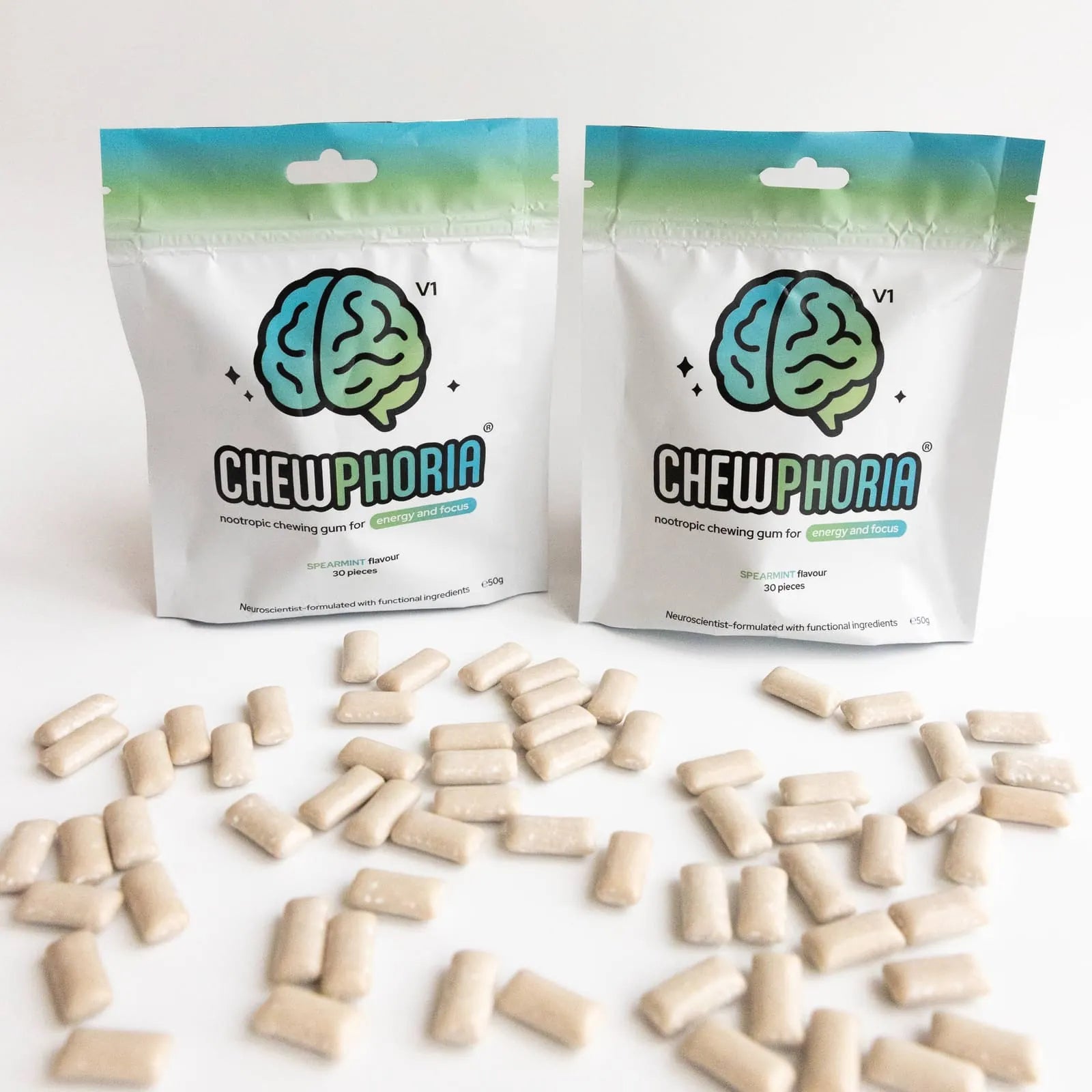 Chewphoria pouches with pieces